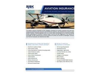 Aviation Insurance for Privately Business Owned Aircraft