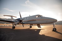 Parked private jet glistening in the sunlight: Fractional Aircraft Owners and Private Jet Club Member Insurance Tips
