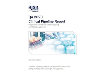 Q4 2023 Clinical RX Pipeline Report
