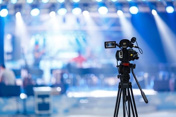 Tv-camera-in-a-concert-hall