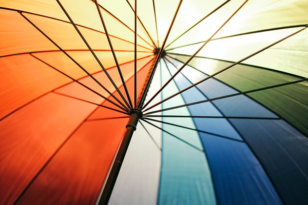 abstract view of umbrella