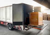 A truck loading valuable cargo, showcasing proactive measures for cargo theft prevention. Implementing strategies such as technology-enhanced security, driver training, secure rest stops, strict cargo handling procedures, safety culture, cargo insurance, and continuous updates help protect against theft and ensure a secure transportation process.