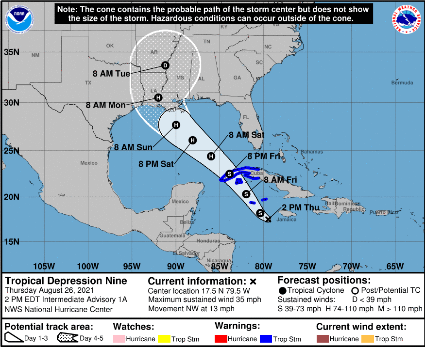 Prep Alert - Hurricane Ida Targets Louisiana